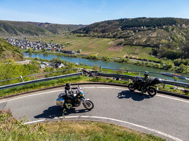 Durch die Eifel und die Ardennen zur Mosel mit dem Motorrad